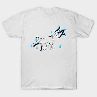 Kitsune (sky blue) T-Shirt